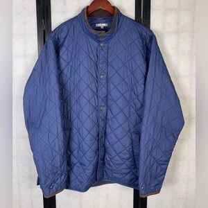 Peter Millar Navy Quilted Puffer Jacket